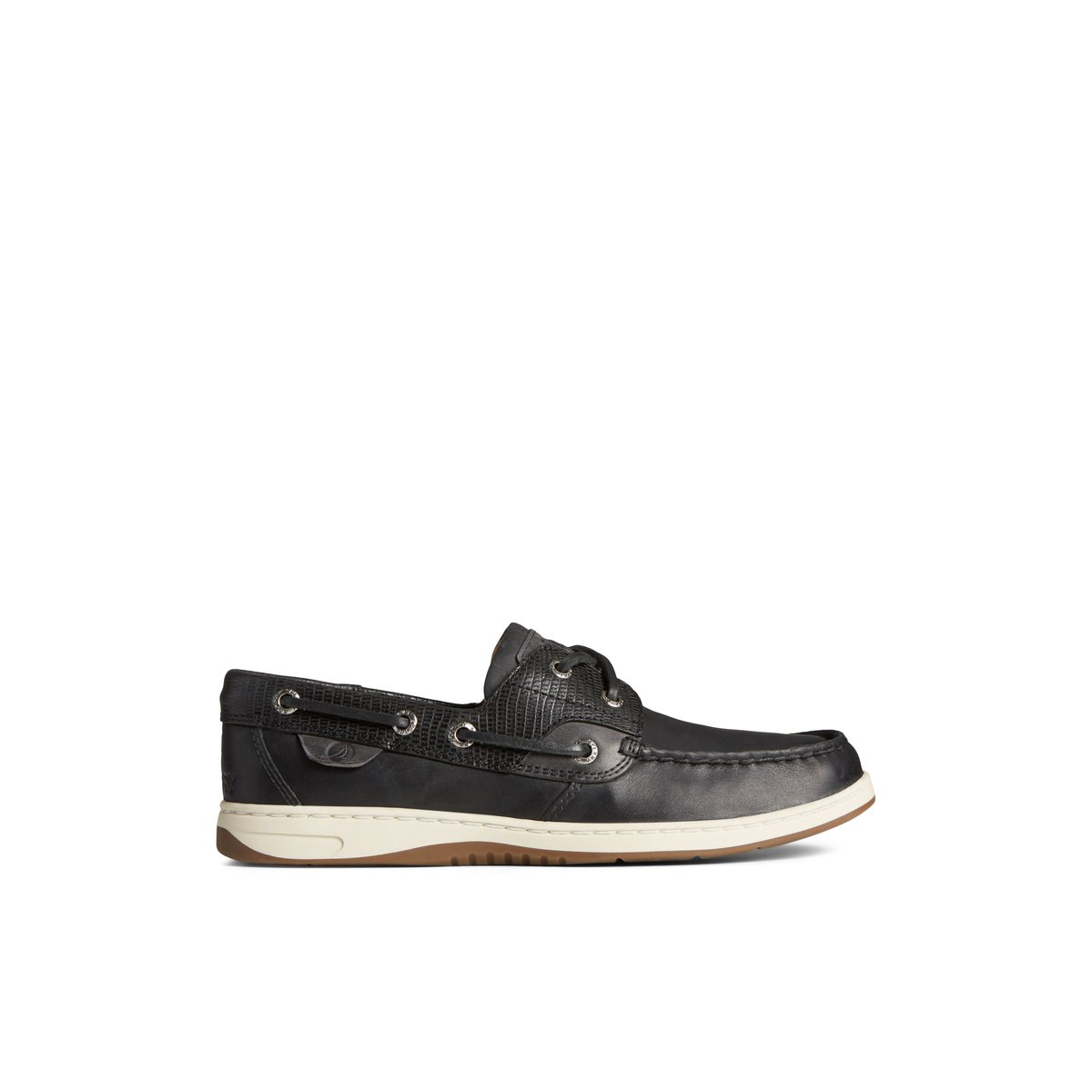 Bluefish 2 Eye Boat Shoe Black Women s Women Sperry US